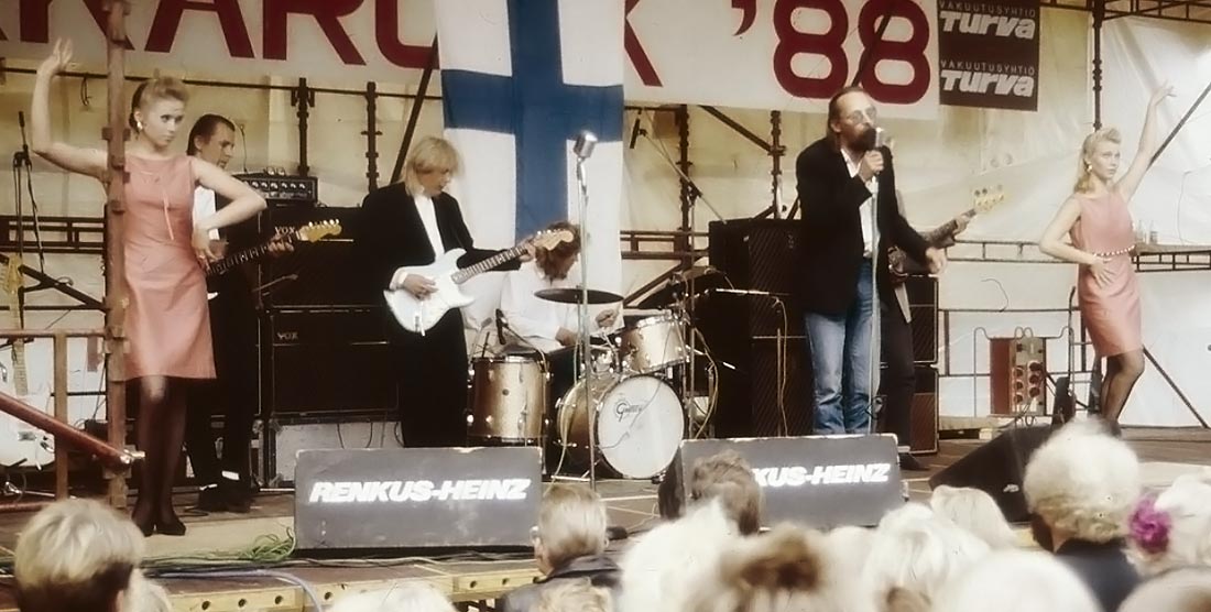 Räikkä-Rock 1988, lavalla Topi Sorsakoski & Agents